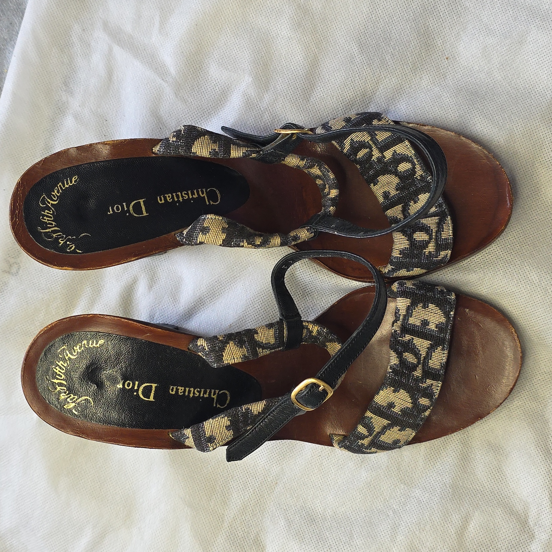 Christian Dior Monogram Heeled Sandals
